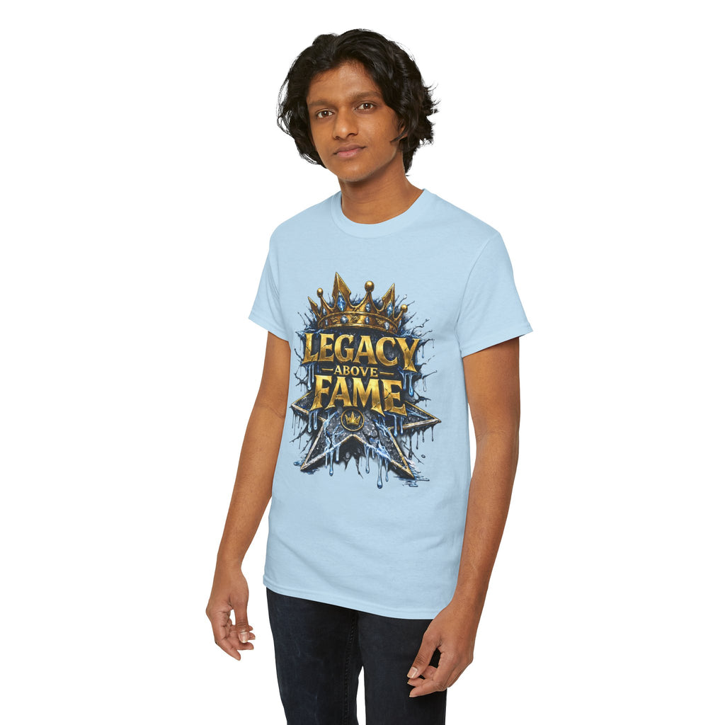 Adult Legacy Above Fame Graphic T-Shirt (Icy Blue Drip) - Zealous For All