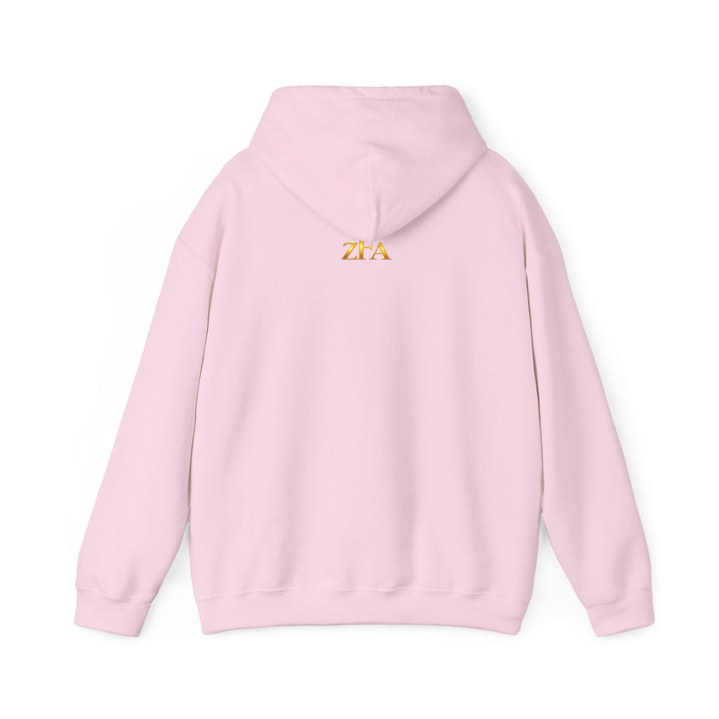 Zealous For All Hoodie — Gold Logo Printify