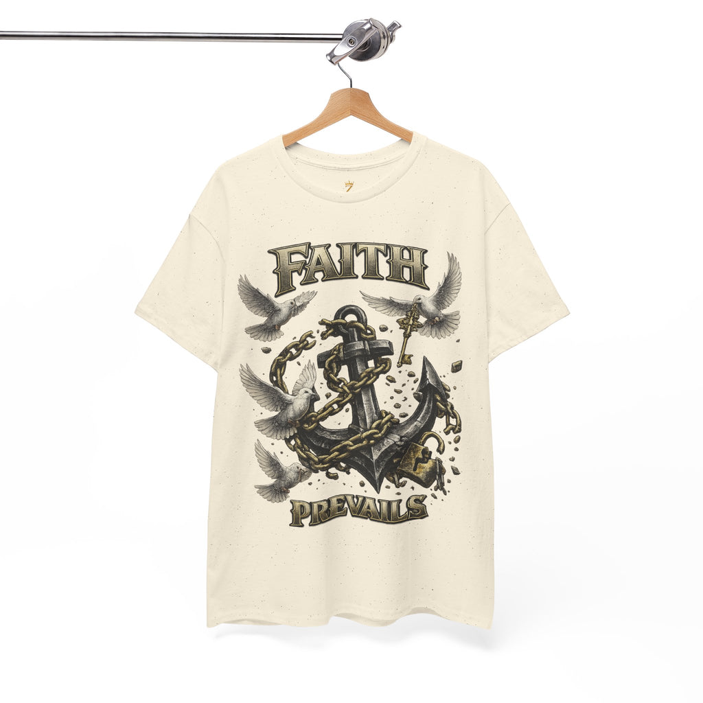 Adult Faith Prevails T‑Shirt (Black Anchor) Printify