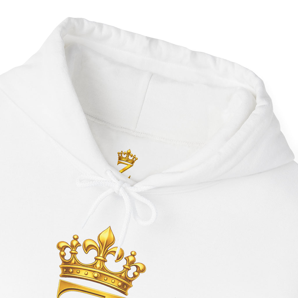 Zealous For All Hoodie — Gold Logo Printify
