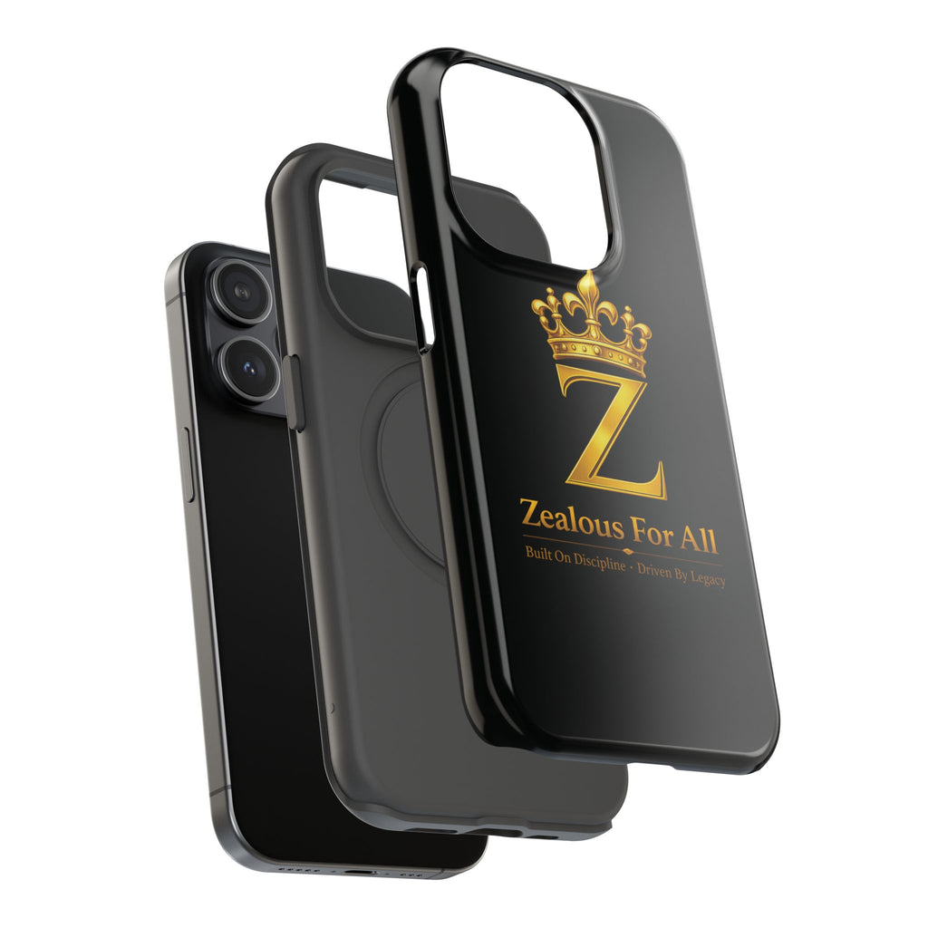 ZFA Phone Case  — "Zealous For All" Gold Crown Impact-Resistant Case Printify