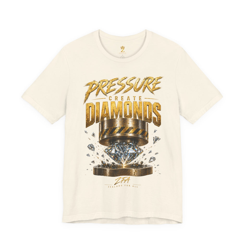 Pressure Create Diamonds T-Shirt — Motivational Graphic Tee
