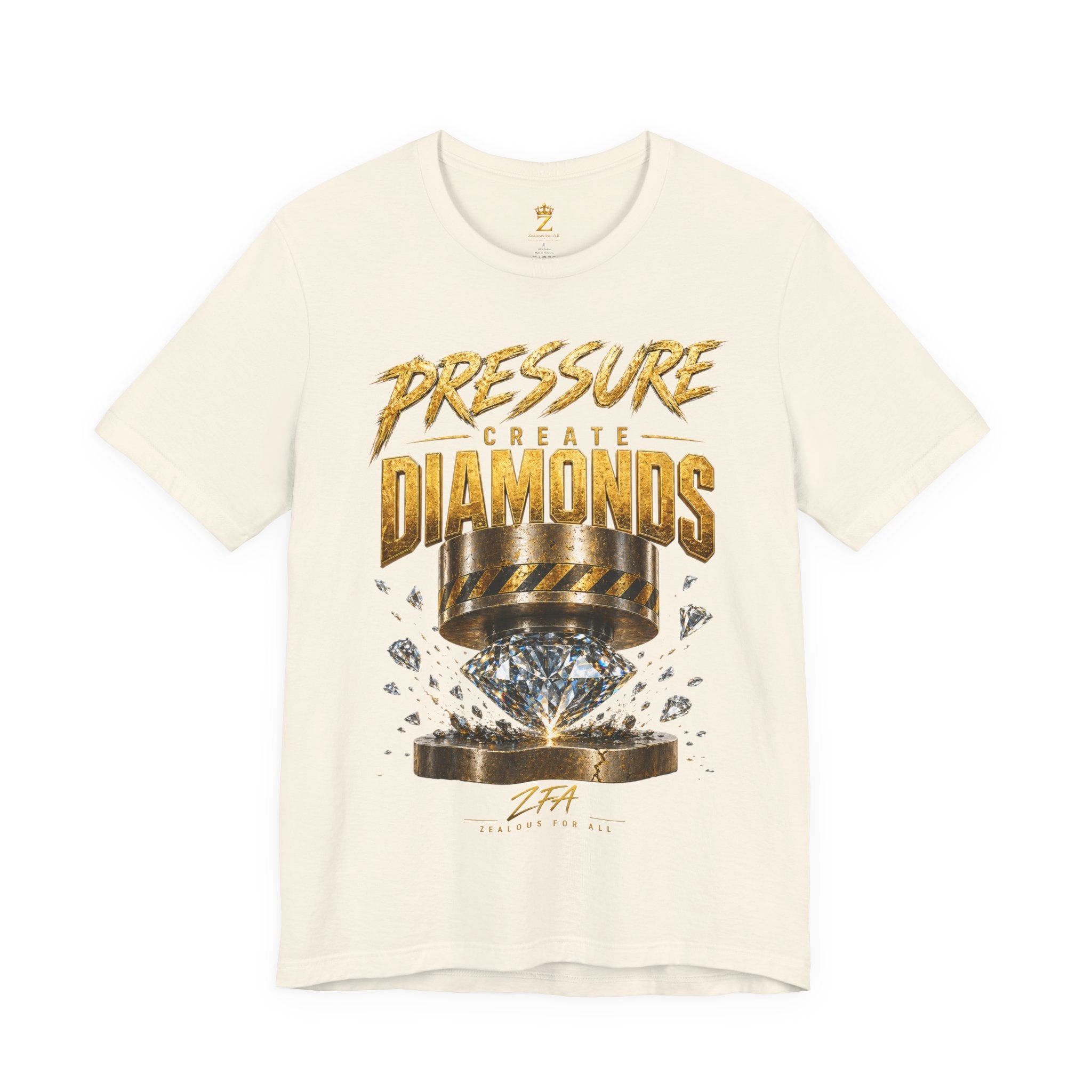 Pressure Create Diamonds T-Shirt — Motivational Graphic Tee