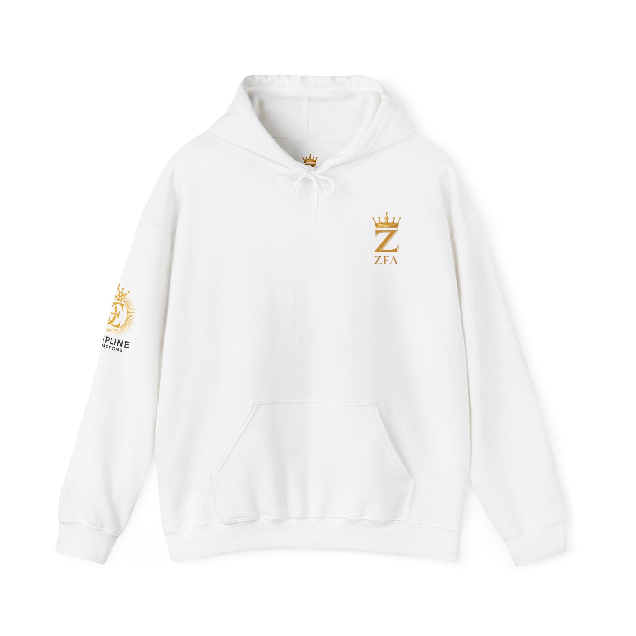 Zealous For All Crown Z Hoodie — Premium White Logo Sweatshirt - Zealous For All