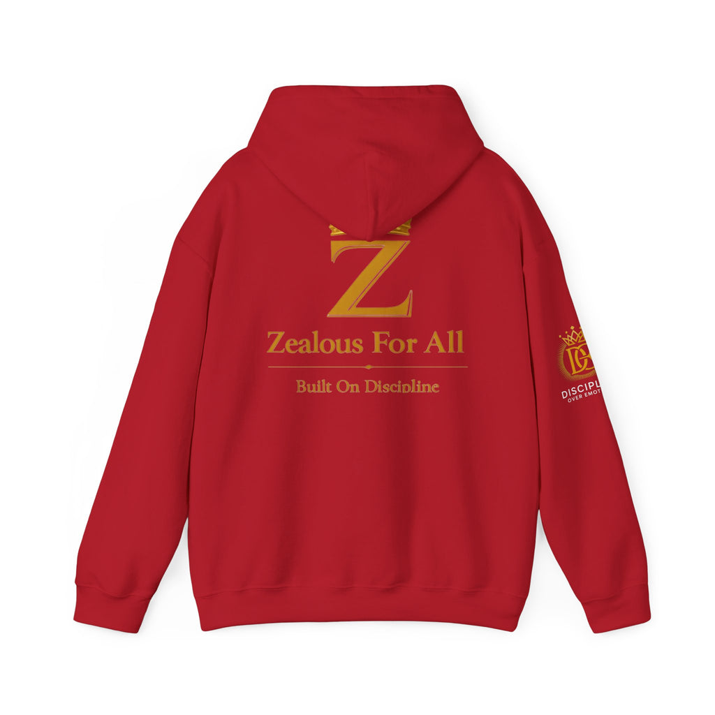 Zealous For All Crown Z Hoodie — Premium White Logo Sweatshirt - Zealous For All