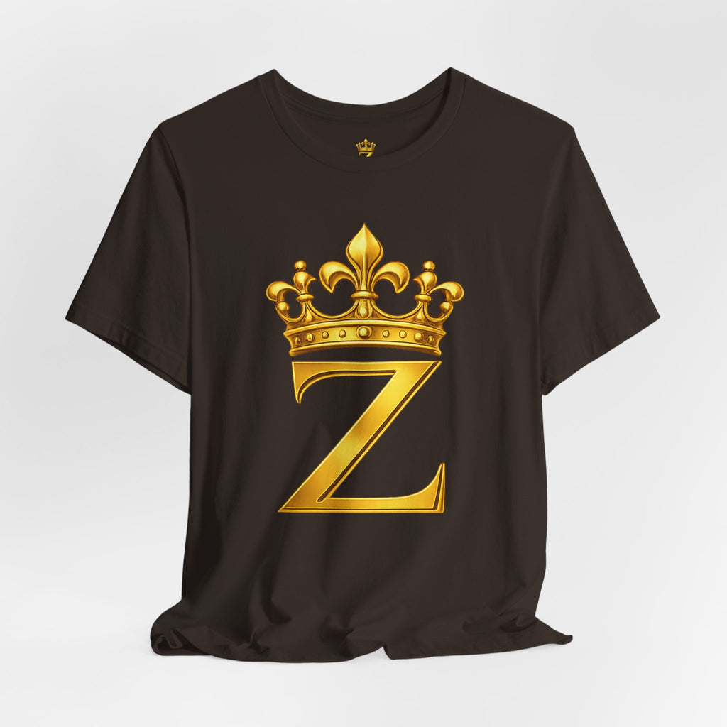 Unisex "Z" T-Shirt (Gold Logo) Printify