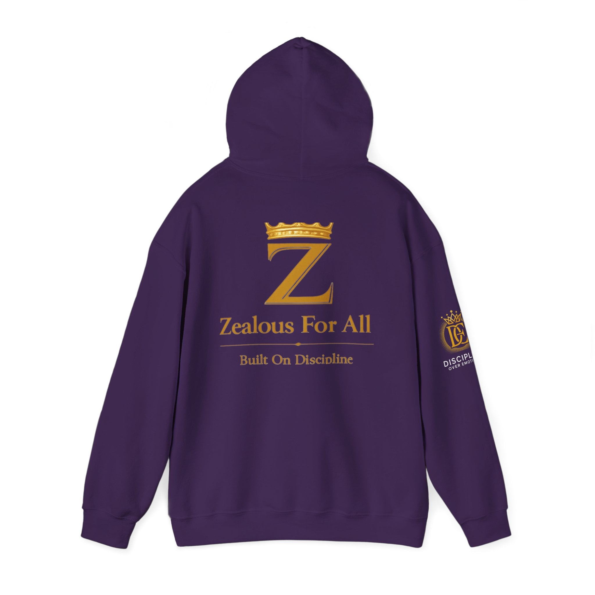 Zealous For All Crown Z Hoodie — Premium White Logo Sweatshirt - Zealous For All