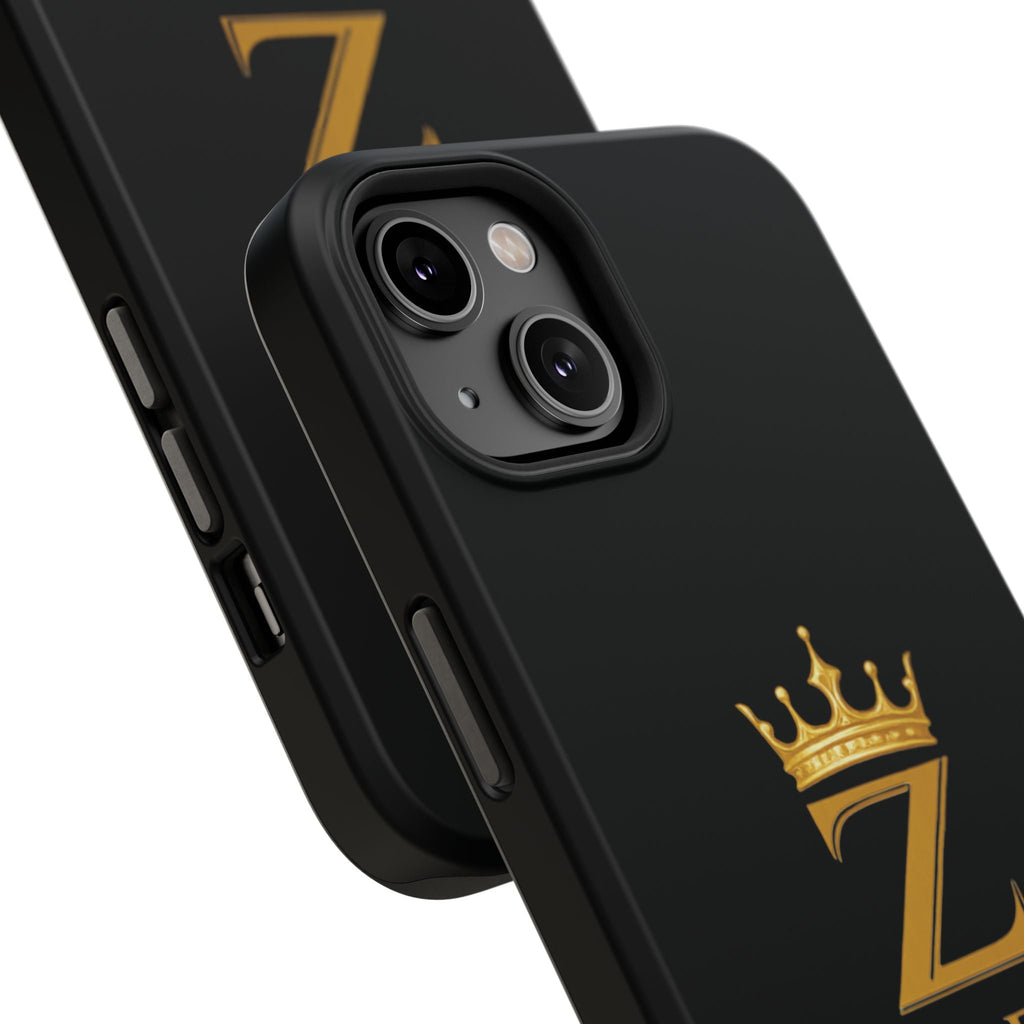 Phone Case — "Zealous For All" Gold Crown Impact-Resistant Case Printify