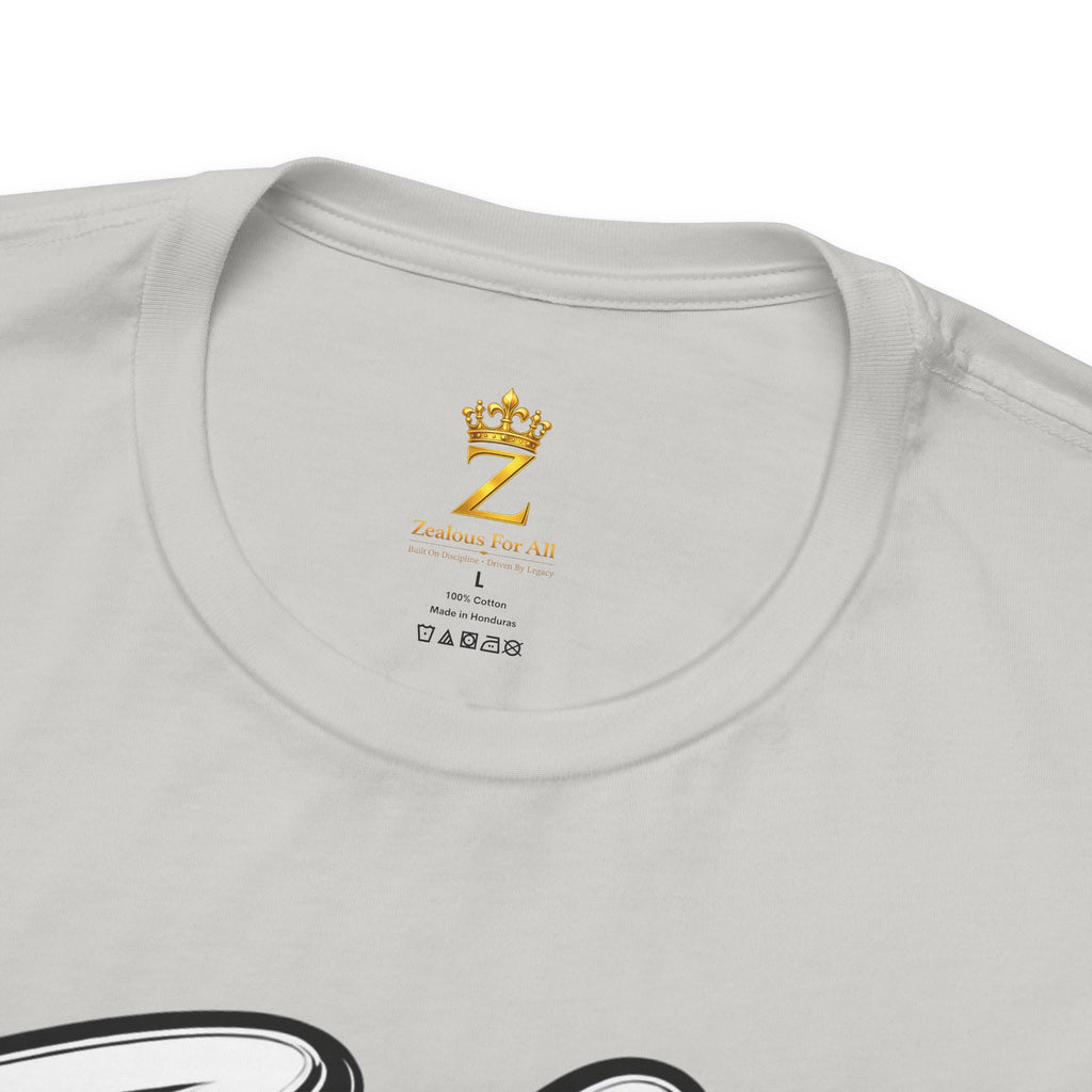 Zealous For All Graphic T-Shirt (White Logo) Printify