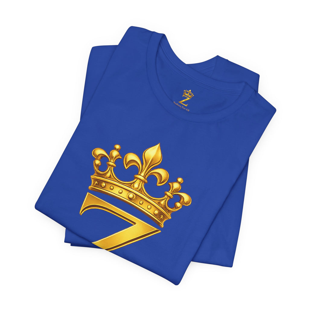 Unisex Zealous For All T-Shirt (Gold Logo) Printify