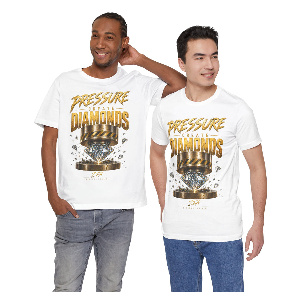 Pressure Create Diamonds T-Shirt — Motivational Graphic Tee