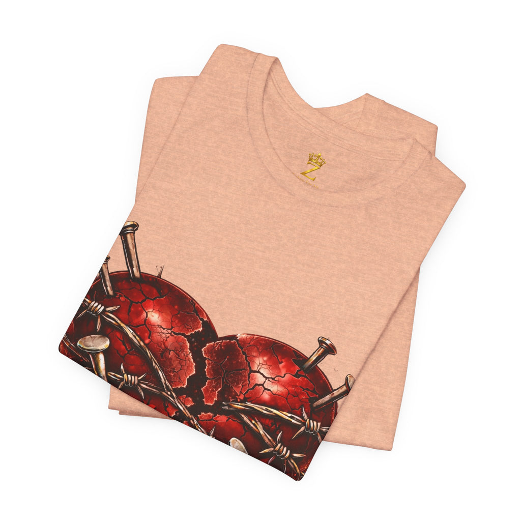 Red Heart T-Shirt (Discipline Over Emotions)