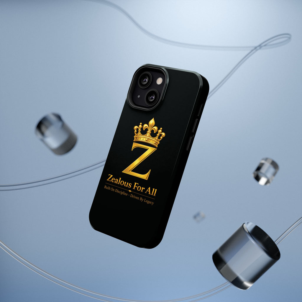 ZFA Phone Case  — "Zealous For All" Gold Crown Impact-Resistant Case Printify