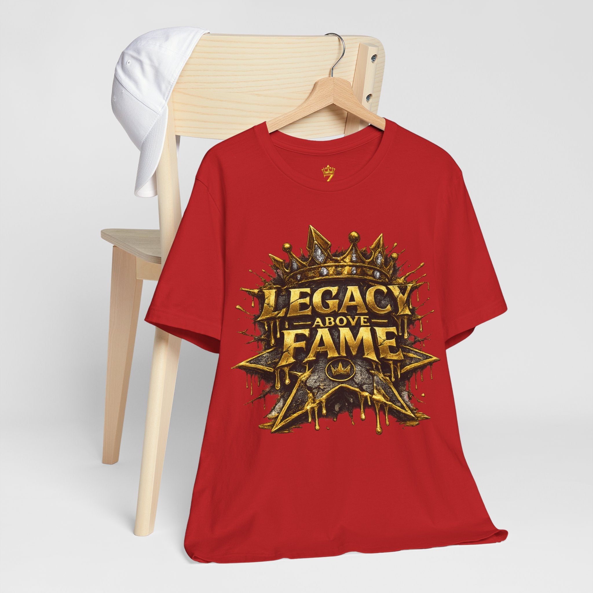 COMING SOON... Legacy Above Fame Graphic Tee (Gold Crown) Printify