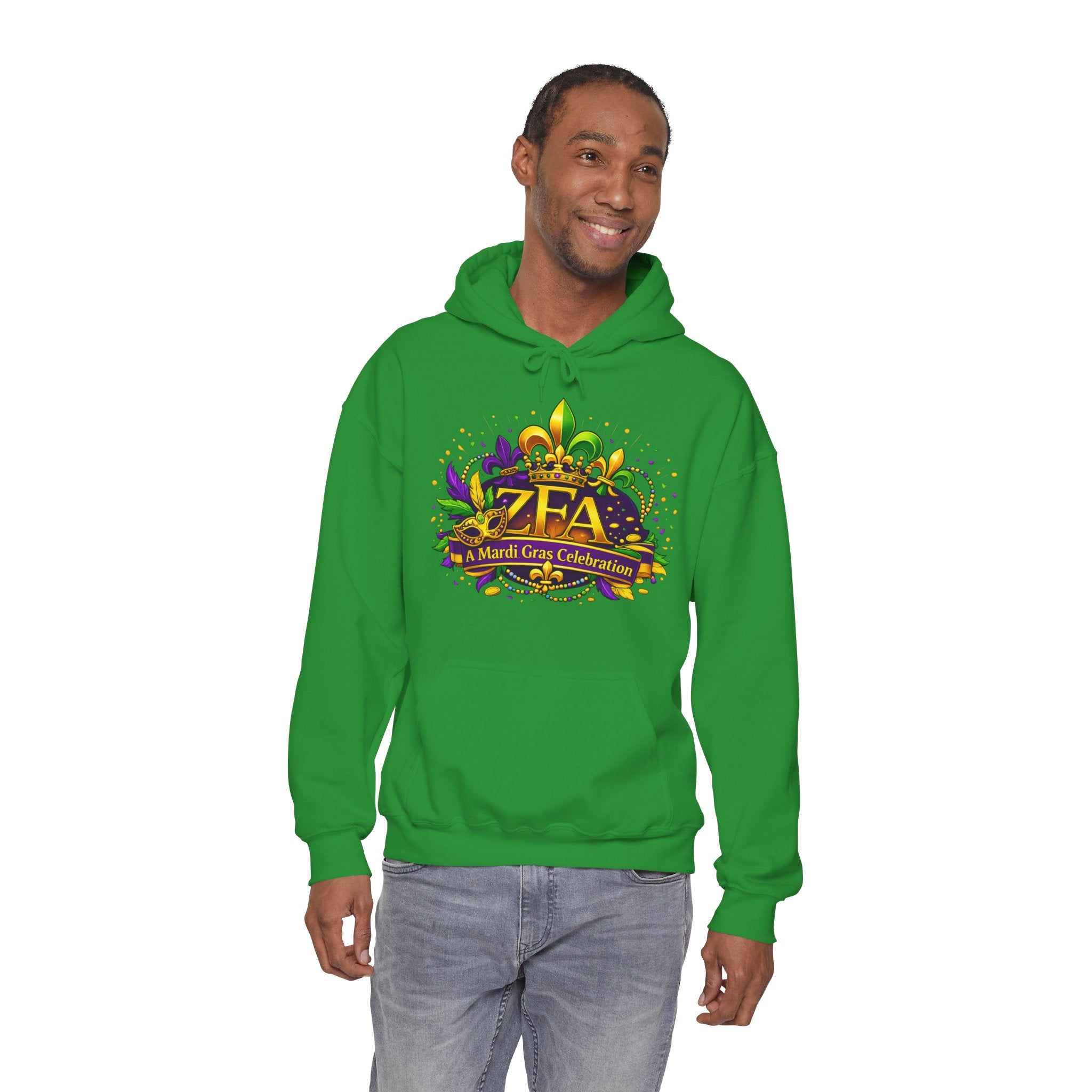 COMING WINTER... ZFA Mardi Gras Celebration Hoodie — Mardi Gras Edition Printify