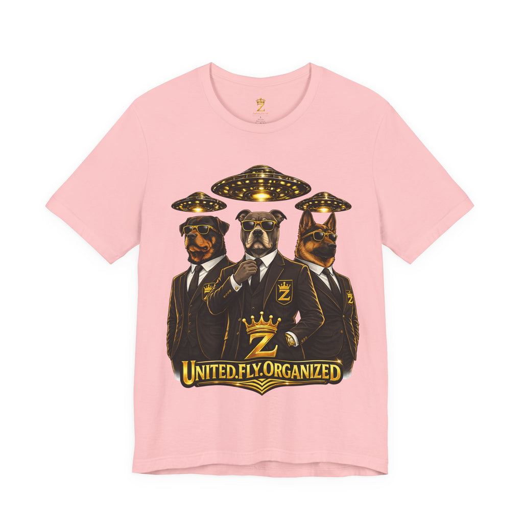 COMING SOON... United. Fly. Organized. Graphic Tee (Gold) Printify