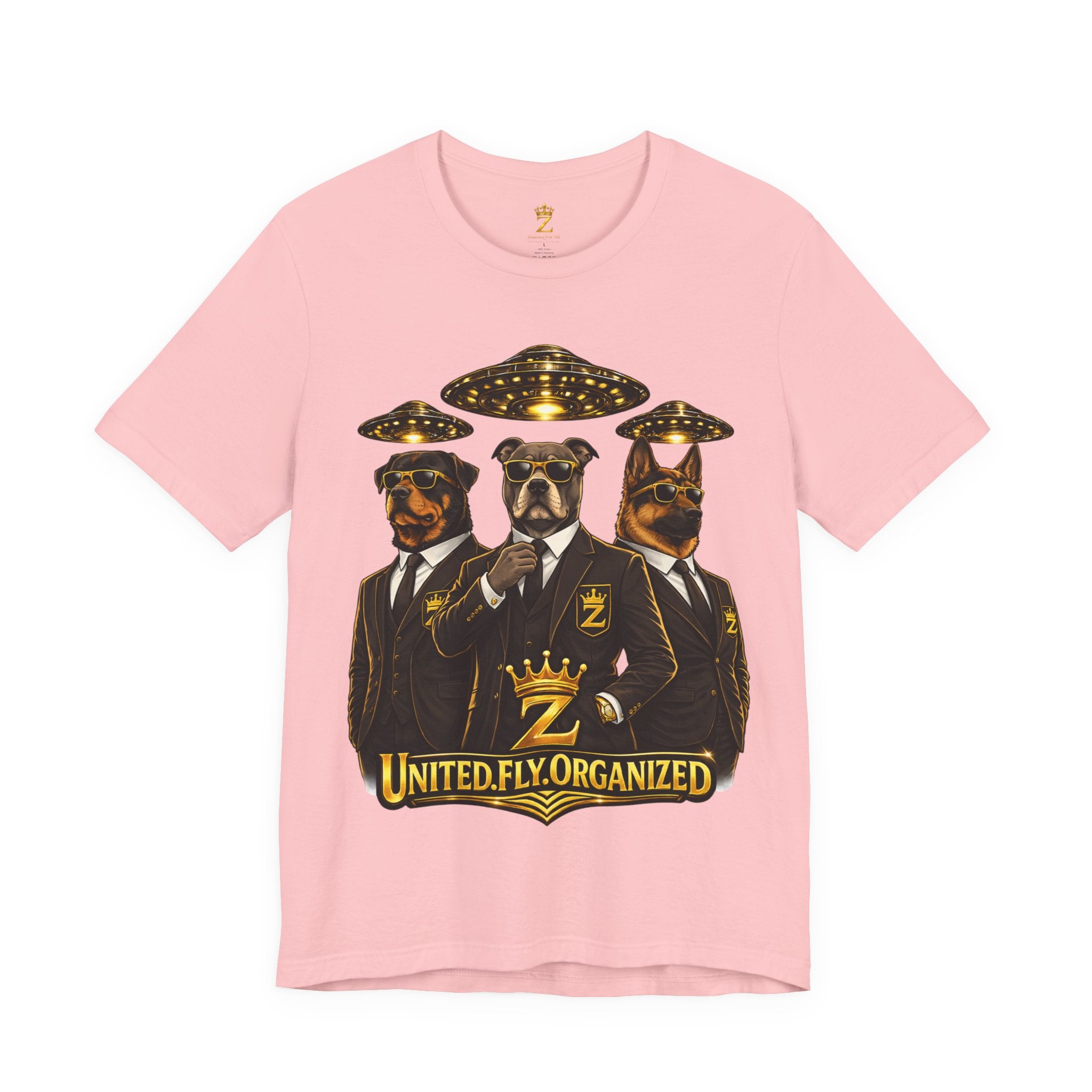 COMING SOON... United. Fly. Organized. Graphic Tee (Gold) Printify