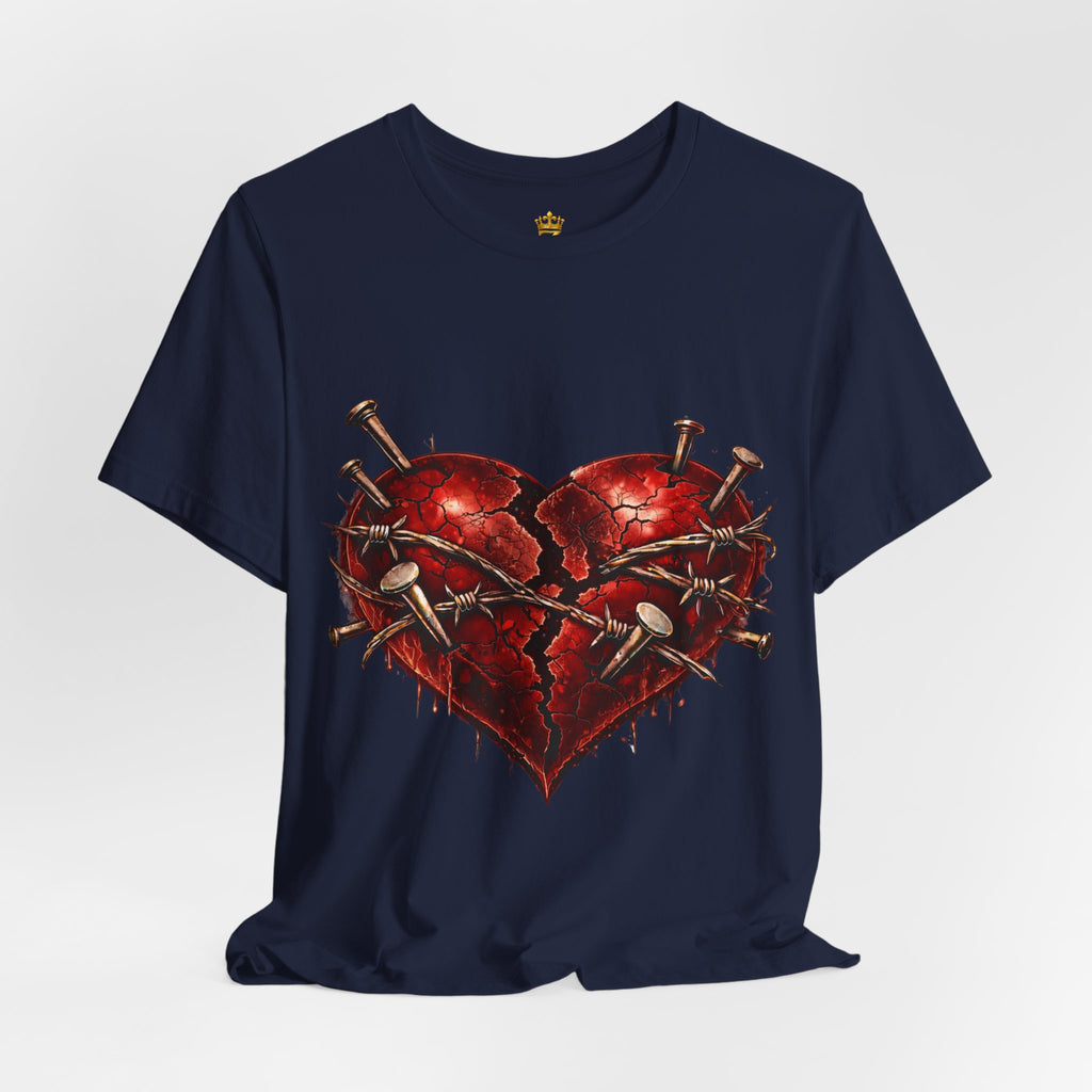 Red Heart T-Shirt (Discipline Over Emotions)