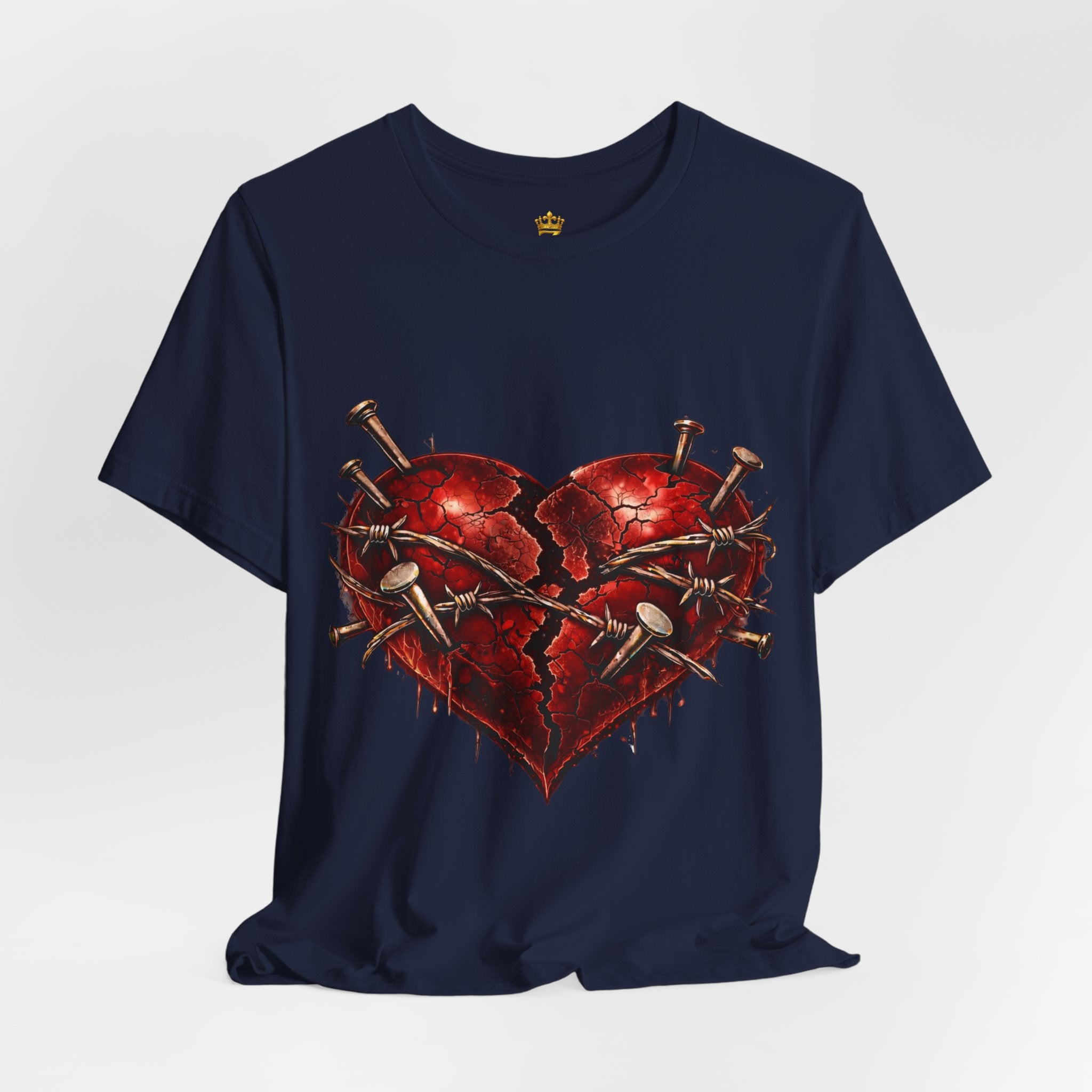 Red Heart T-Shirt (Discipline Over Emotions)