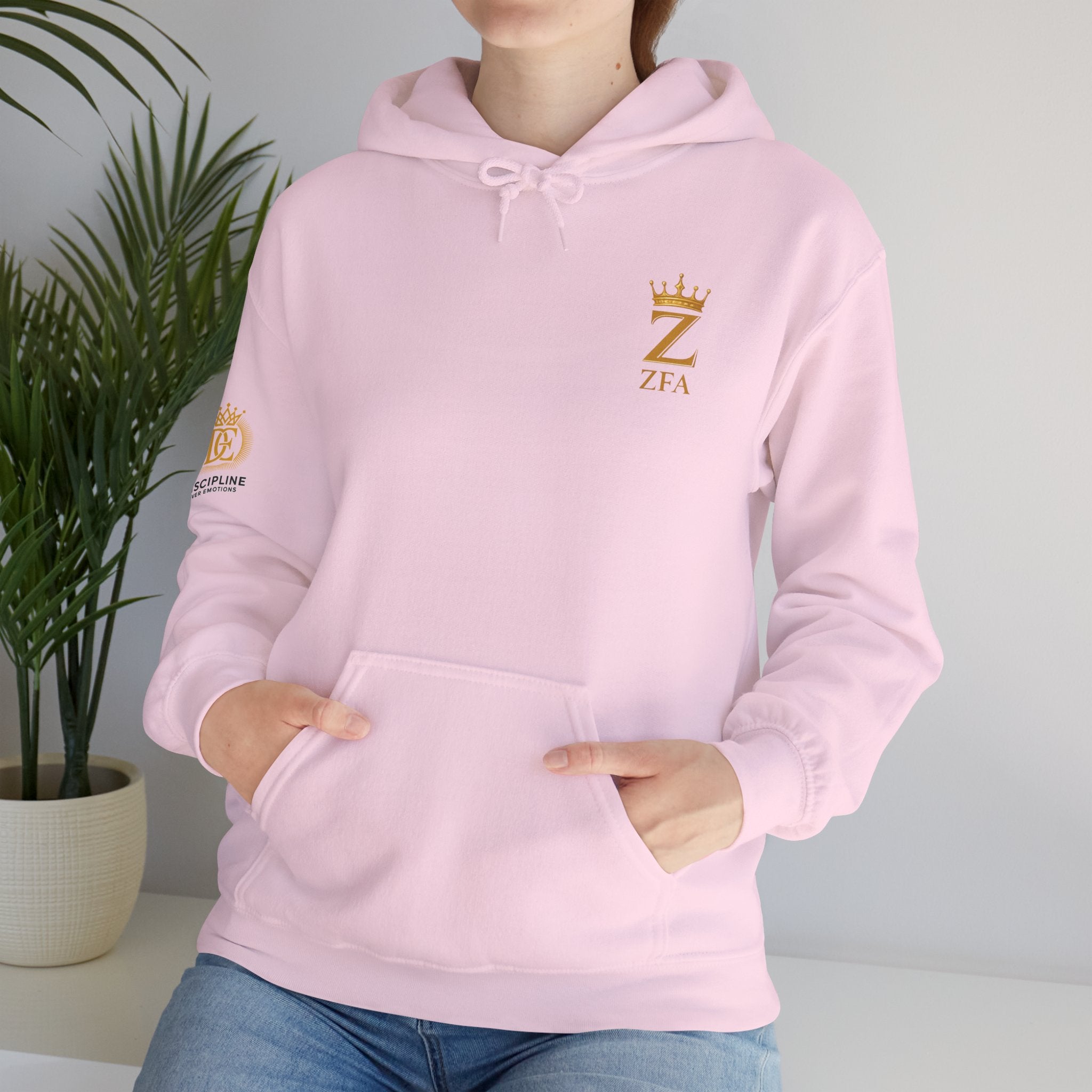 Zealous For All Crown Z Hoodie — Premium White Logo Sweatshirt - Zealous For All