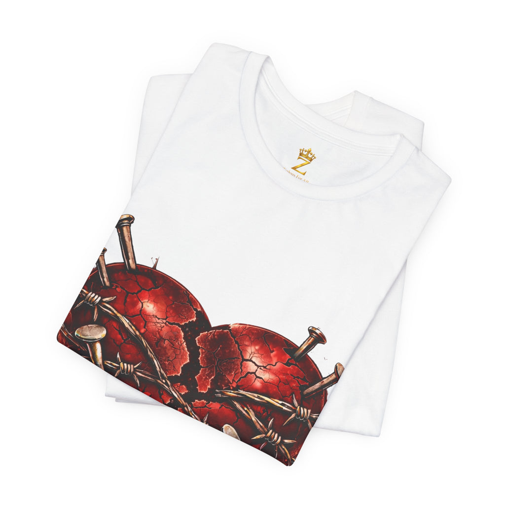 Red Heart T-Shirt (Discipline Over Emotions)
