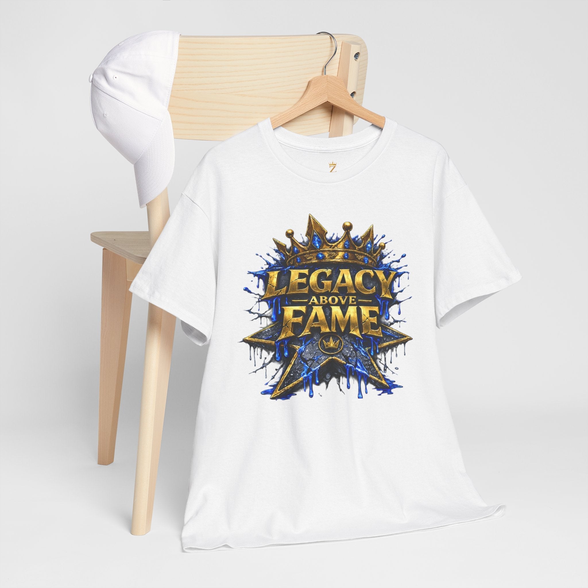 Adult Legacy Above Fame Graphic T-Shirt (Blue Drip)