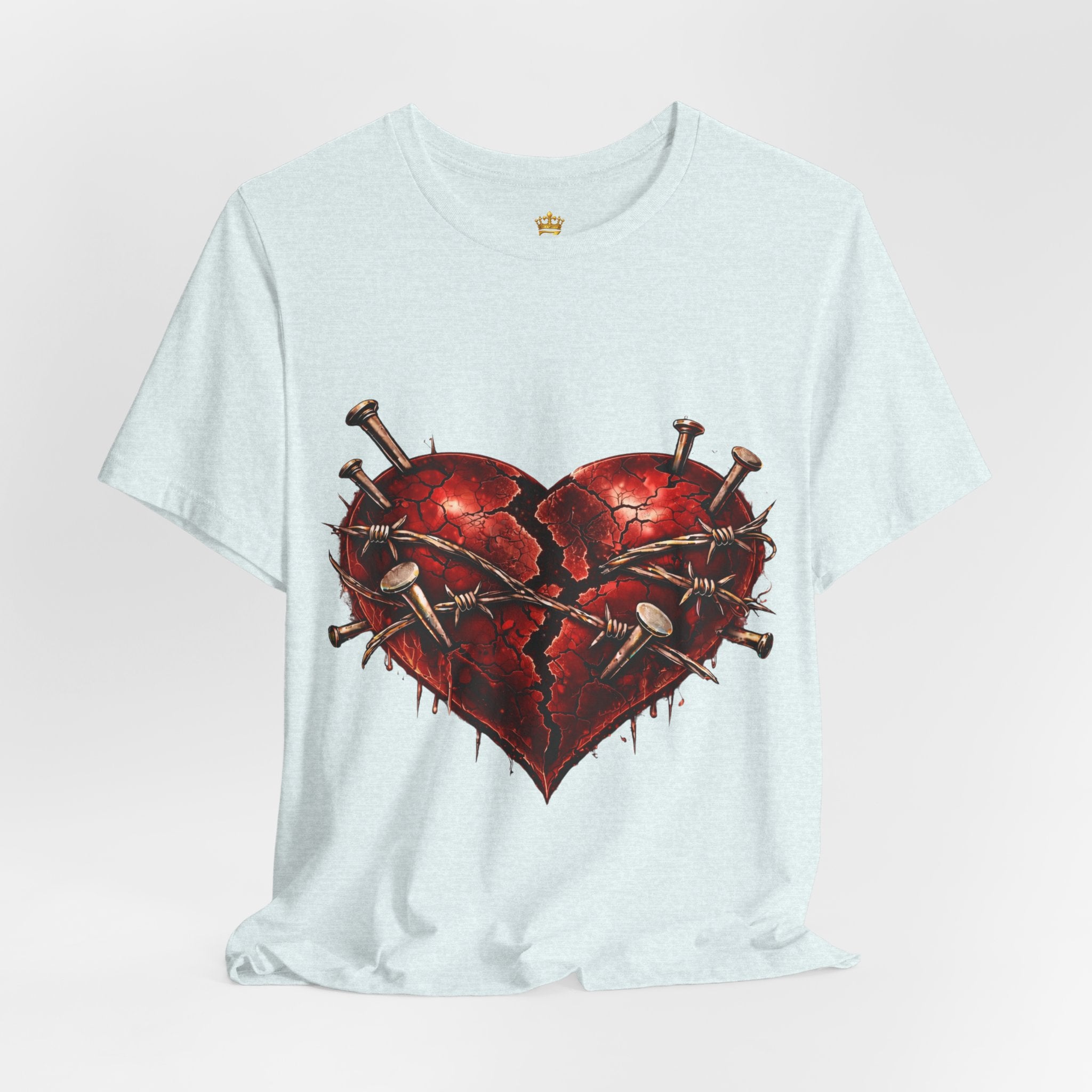 Red Heart T-Shirt (Discipline Over Emotions)