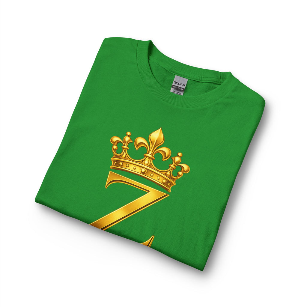 Long Sleeve Shirt — "Zealous For All" Gold Crown Logo, Printify
