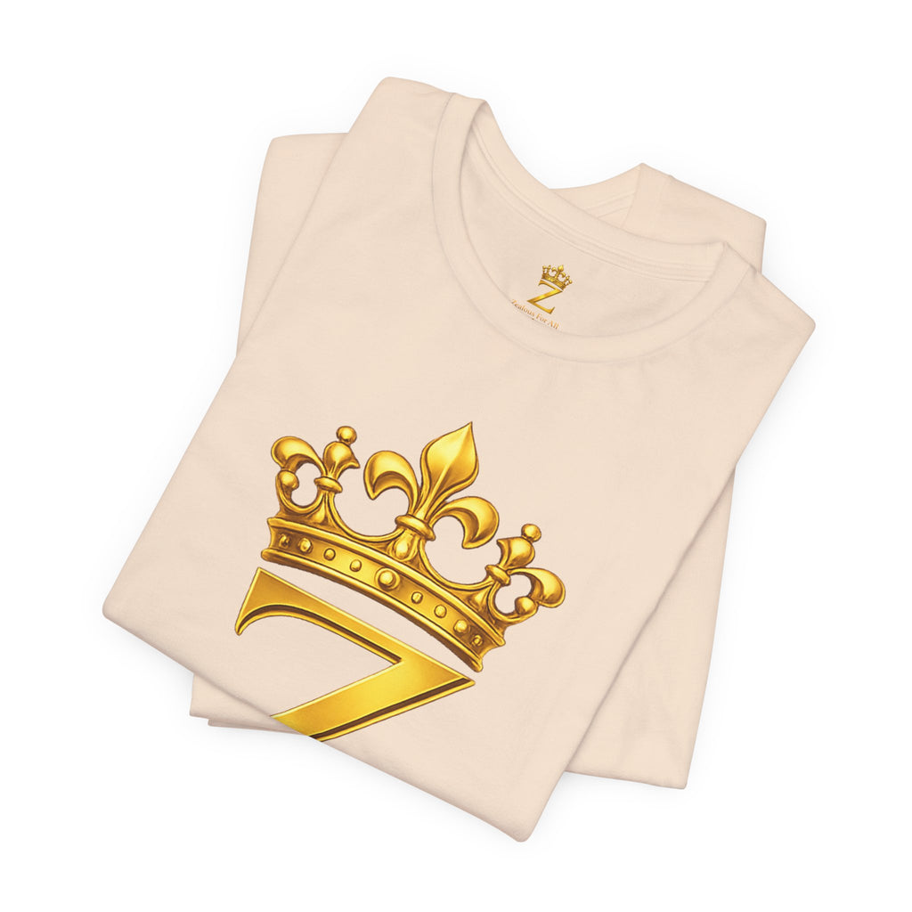 Unisex Zealous For All T-Shirt (Gold Logo) Printify