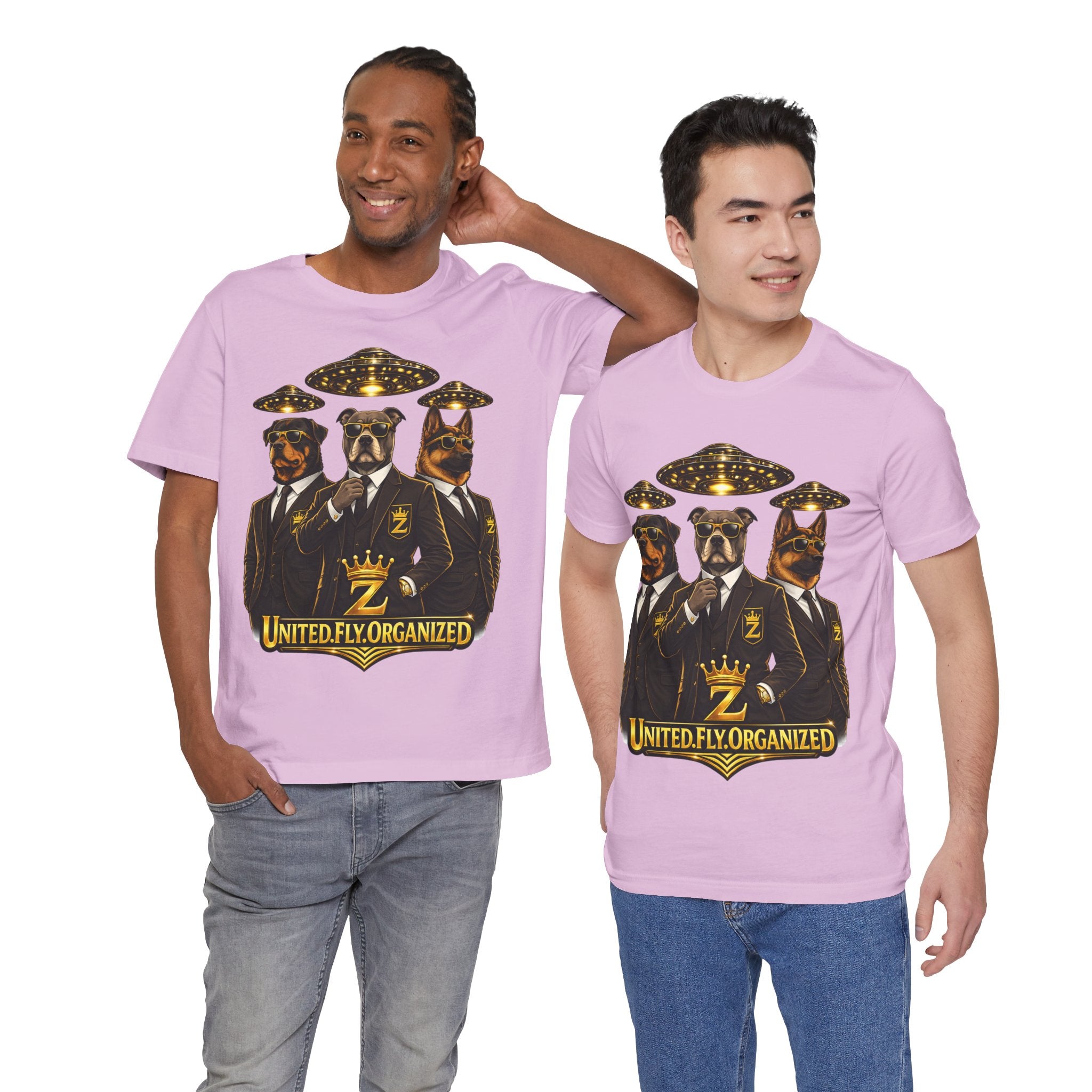 COMING SOON... United. Fly. Organized. Graphic Tee (Gold) Printify