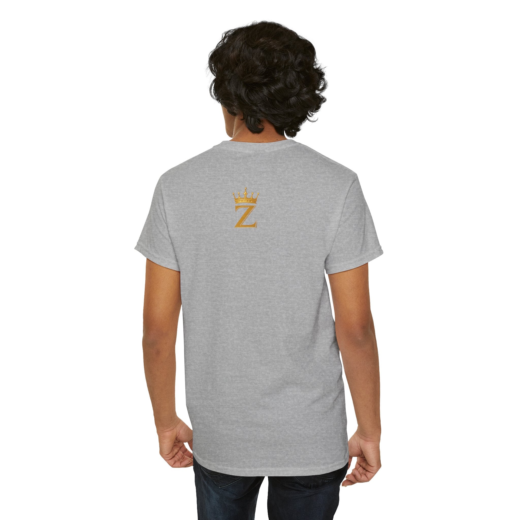 Unisex Zealous For All T-Shirt (Gold Logo (with Back logo) T-shirt) Printify