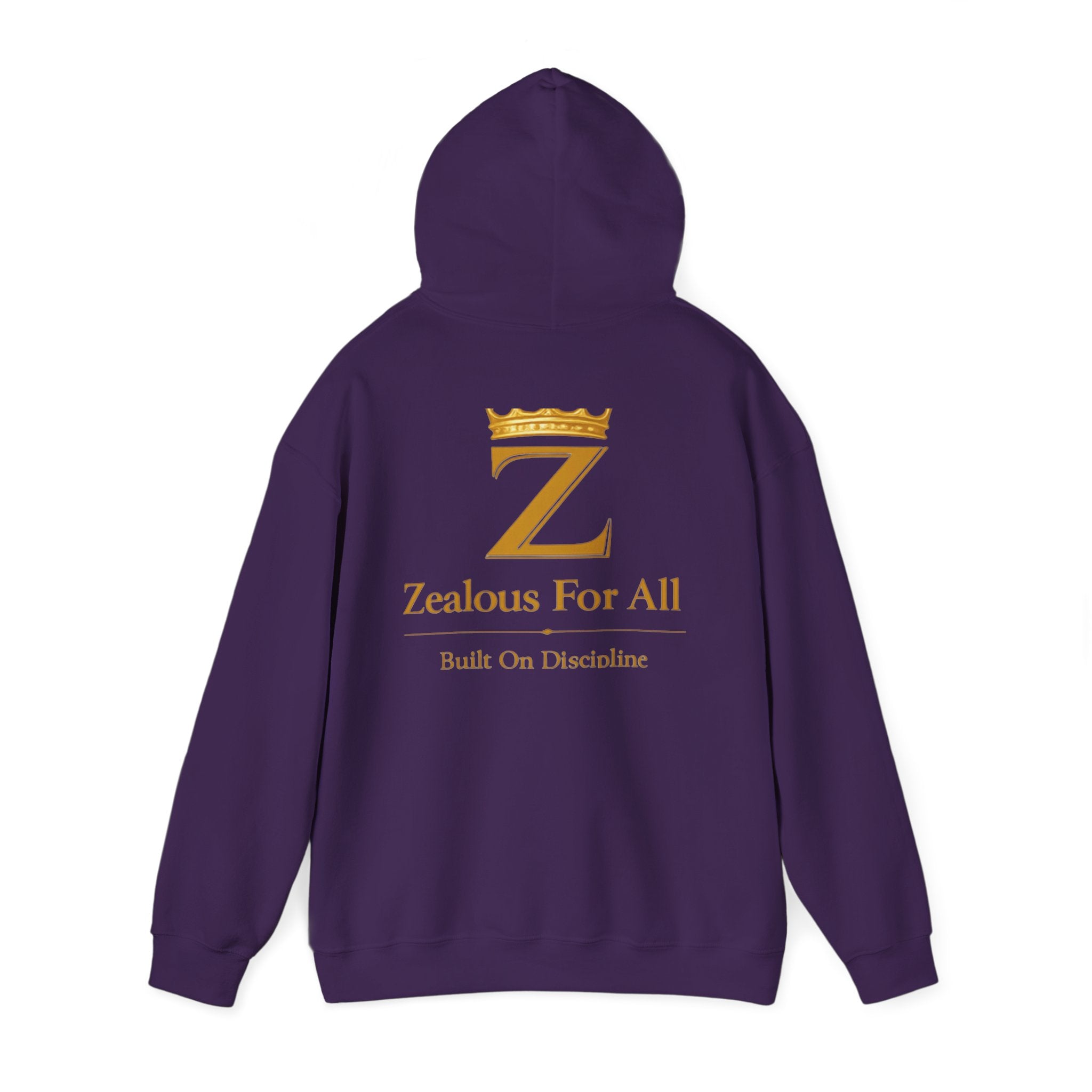 Zealous For All Hoodie — Gold Front Logo Sweatshirt - Zealous For All
