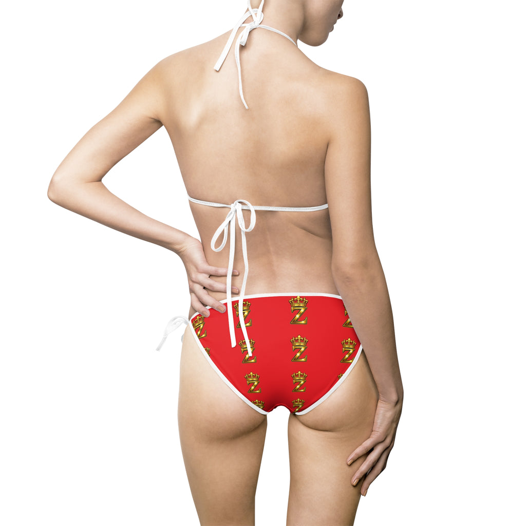 Z’s All Over Women's Bikini Swimsuit (Red)