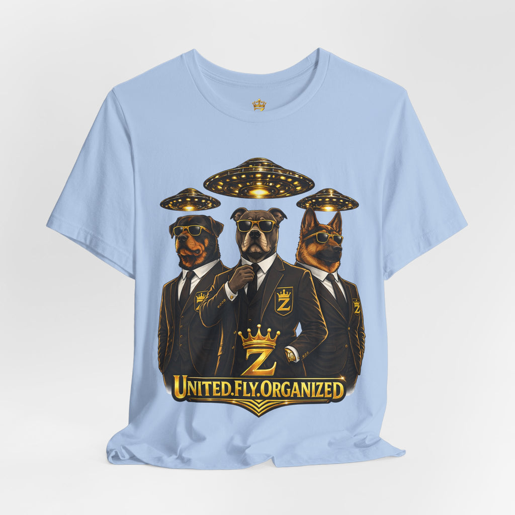 COMING SOON... United. Fly. Organized. Graphic Tee (Gold) Printify