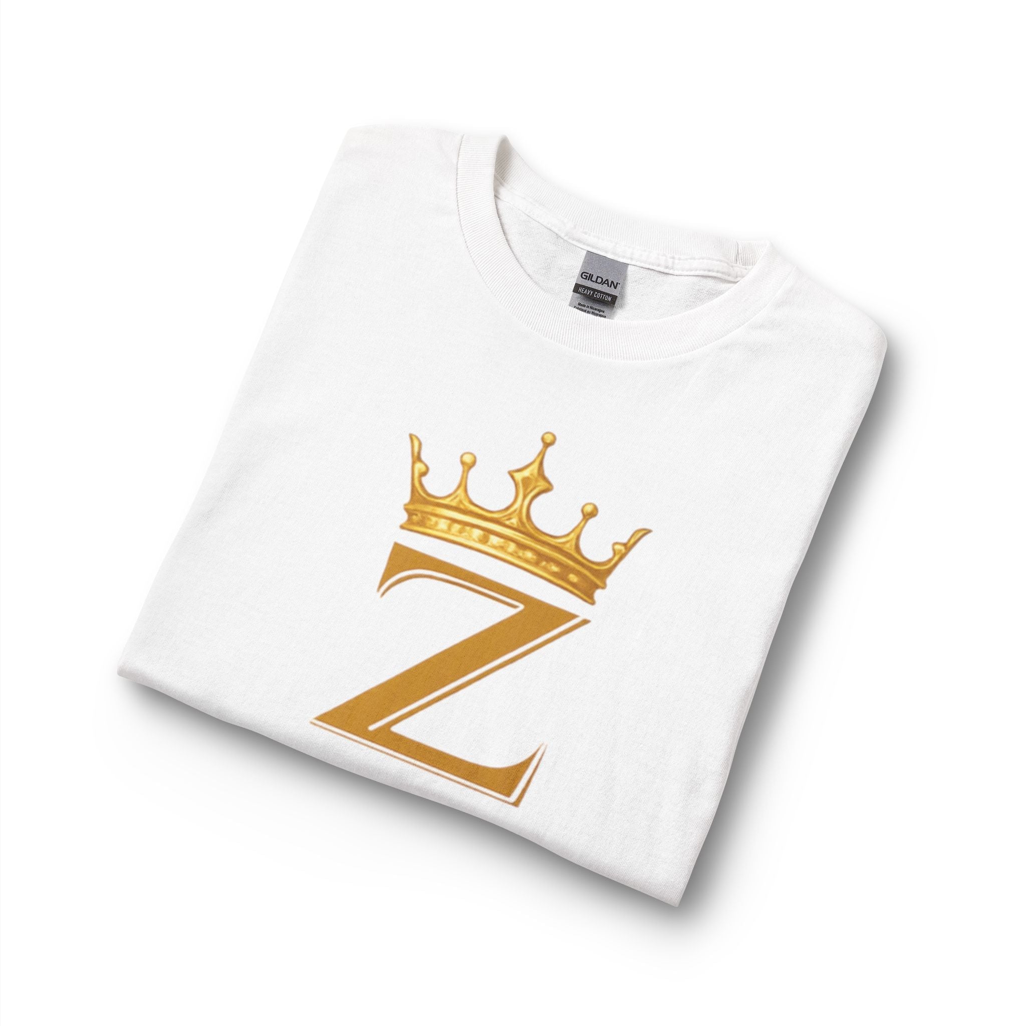 Long Sleeve Shirt — "Zealous For All" Gold Crown Logo, Motivational Athletic Streetwear Printify