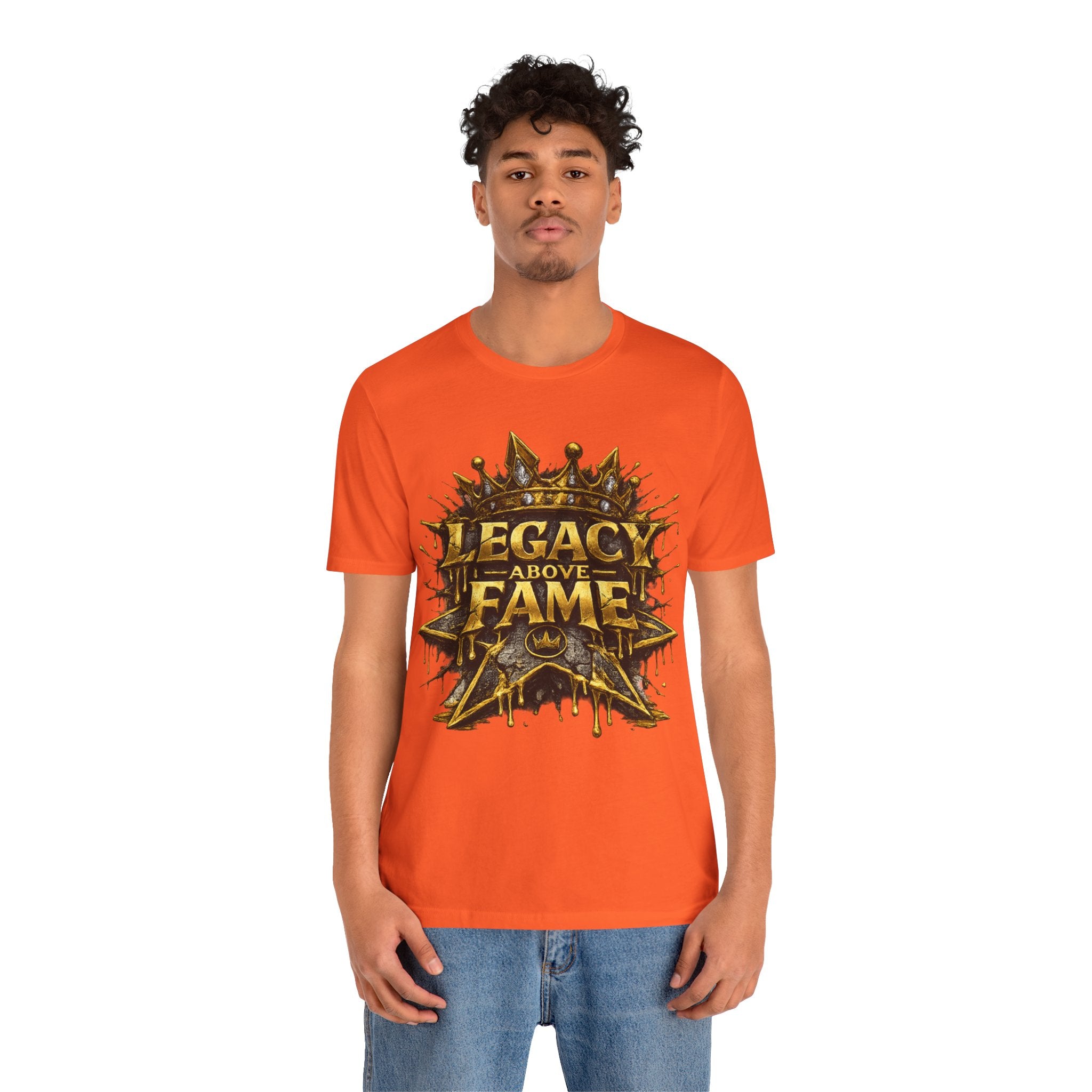 COMING SOON... Legacy Above Fame Graphic Tee (Gold Crown) Printify