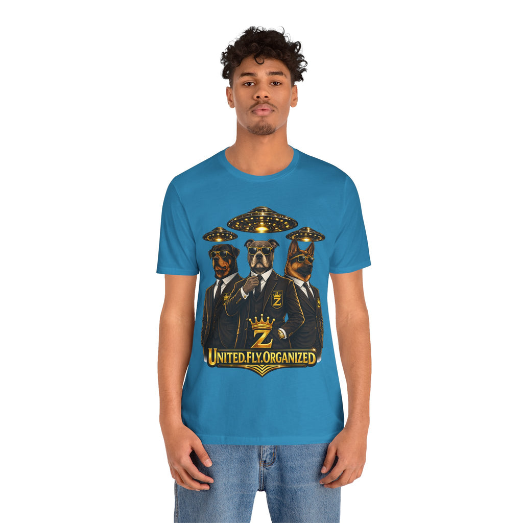 COMING SOON... United. Fly. Organized. Graphic Tee (Gold) Printify