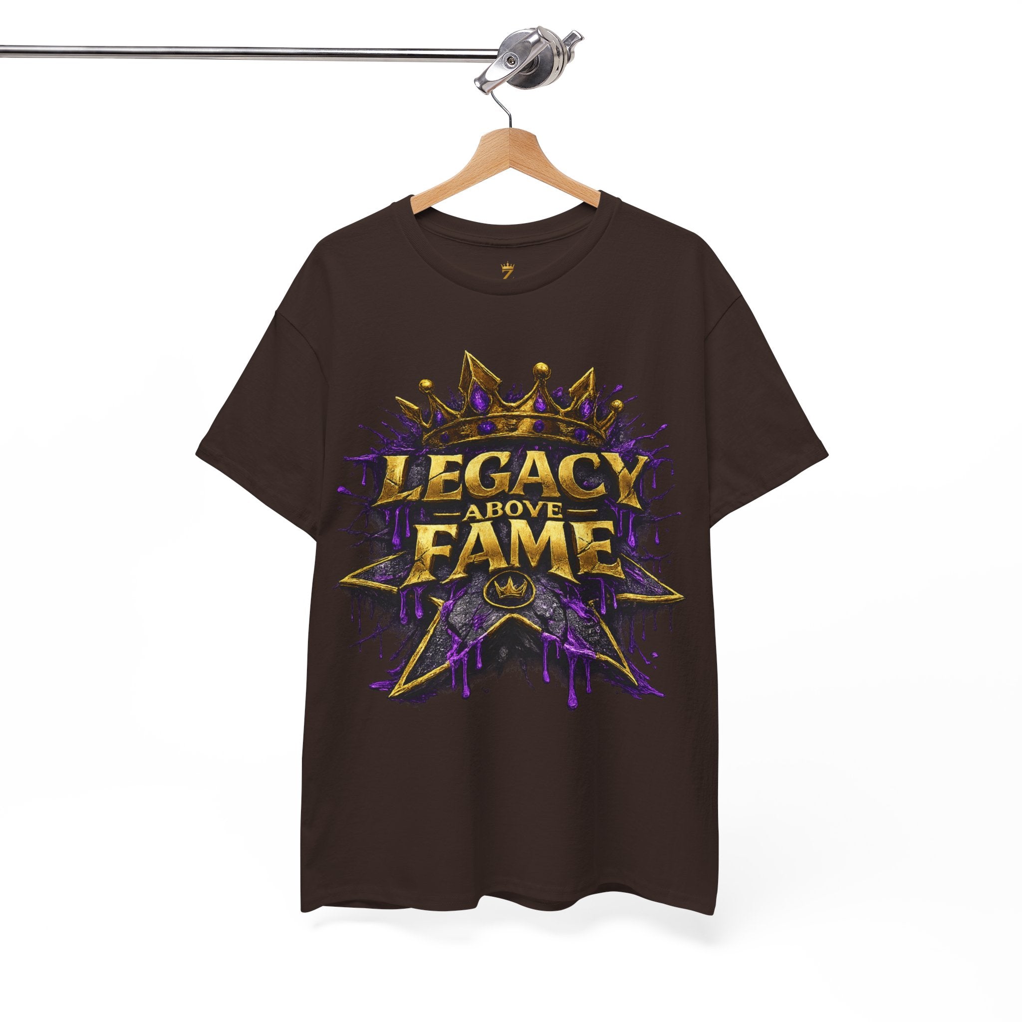 Adult Legacy Above Fame Graphic T-Shirt (Purple Drip) - Zealous For All