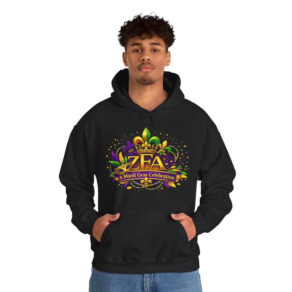 COMING WINTER... ZFA Mardi Gras Celebration Hoodie — Mardi Gras Edition Printify