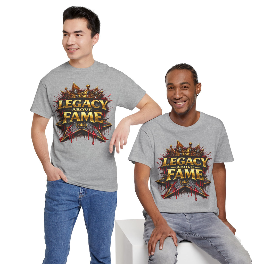 Adult Legacy Above Fame Graphic T-Shirt (Red Drip) - Zealous For All