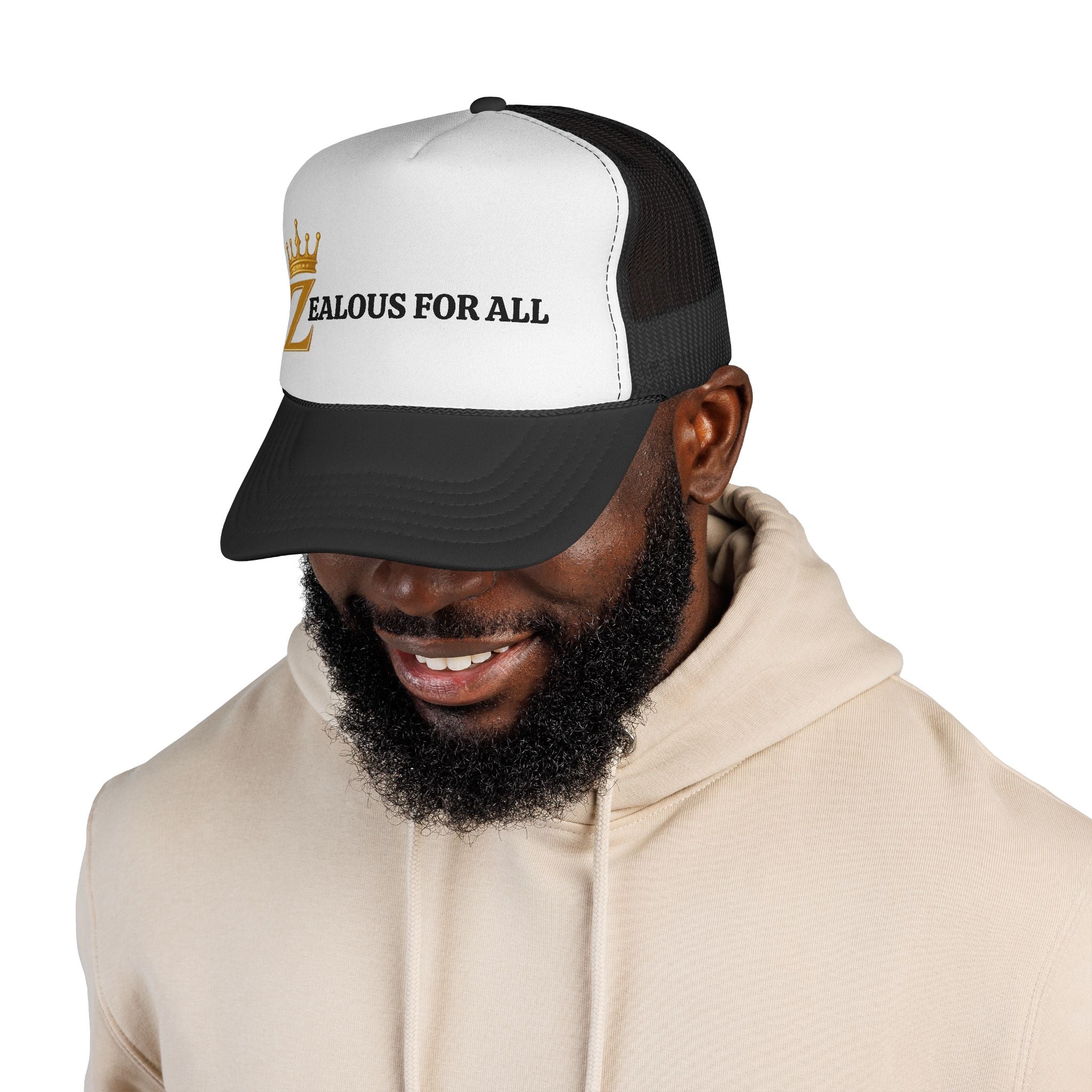 Zealous For All Trucker Caps Printify