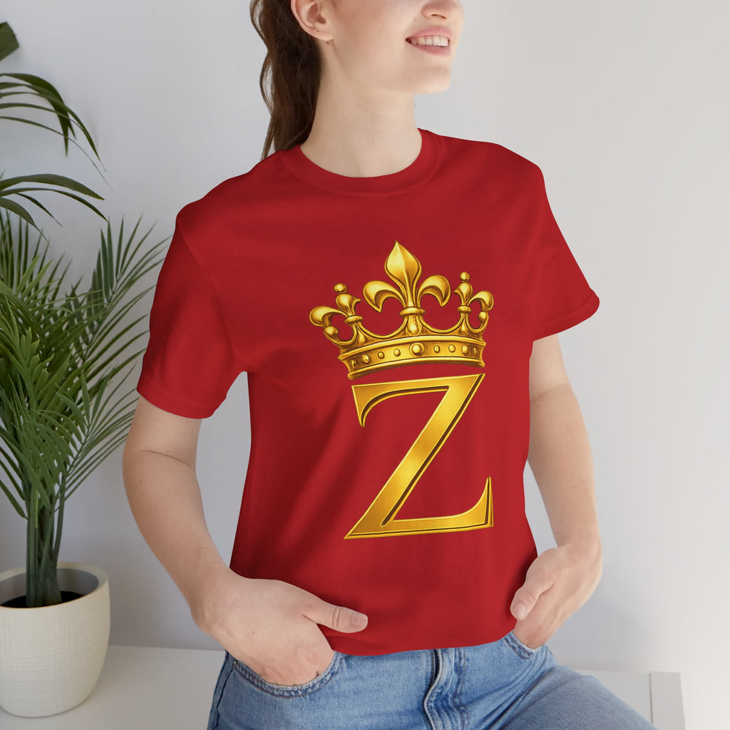 Unisex "Z" T-Shirt (Gold Logo) Printify