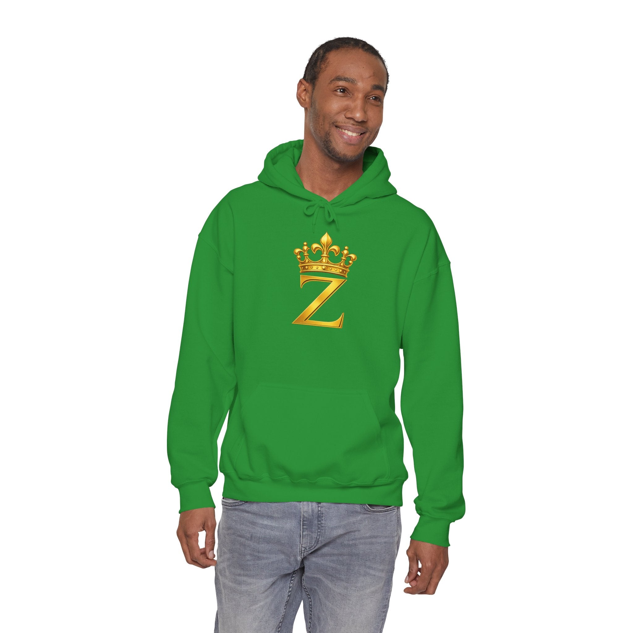 Zealous For All Hoodie — Gold Logo Printify