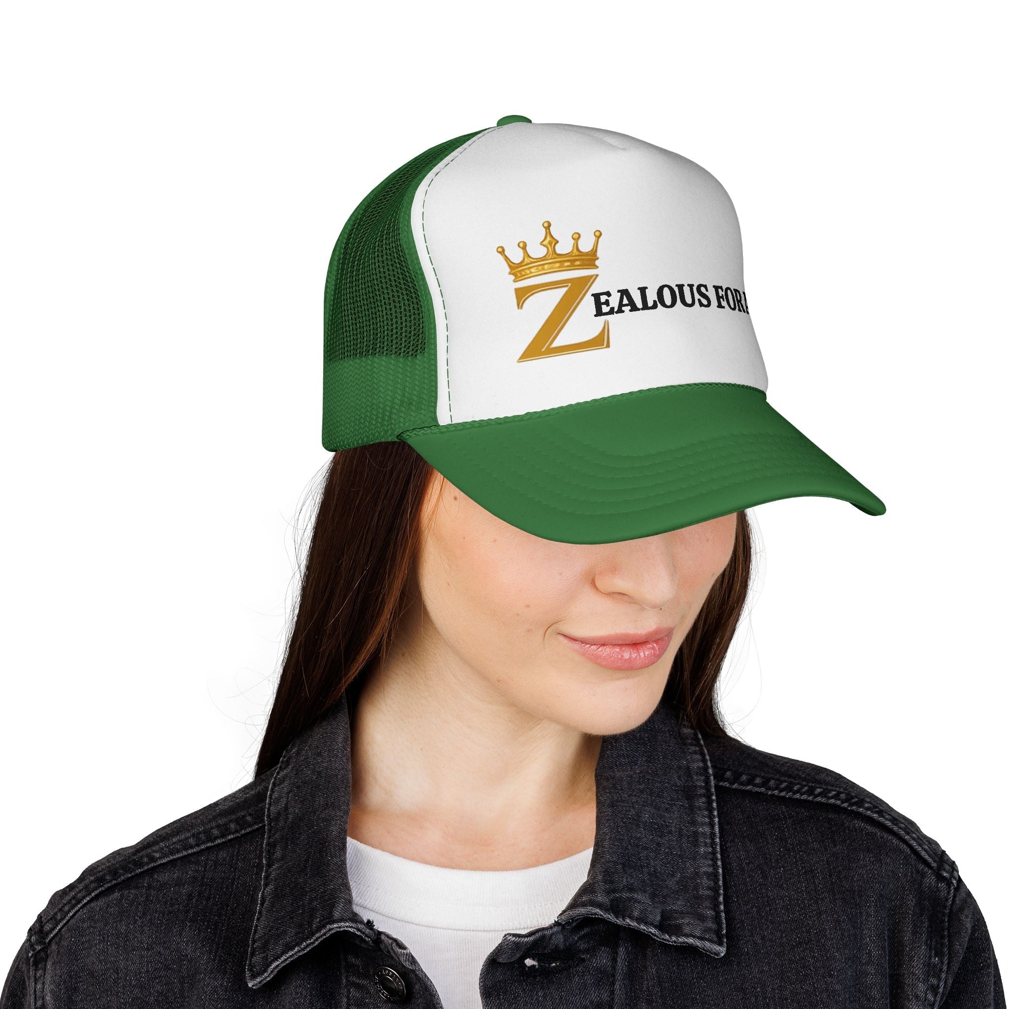 Zealous For All Trucker Caps Printify