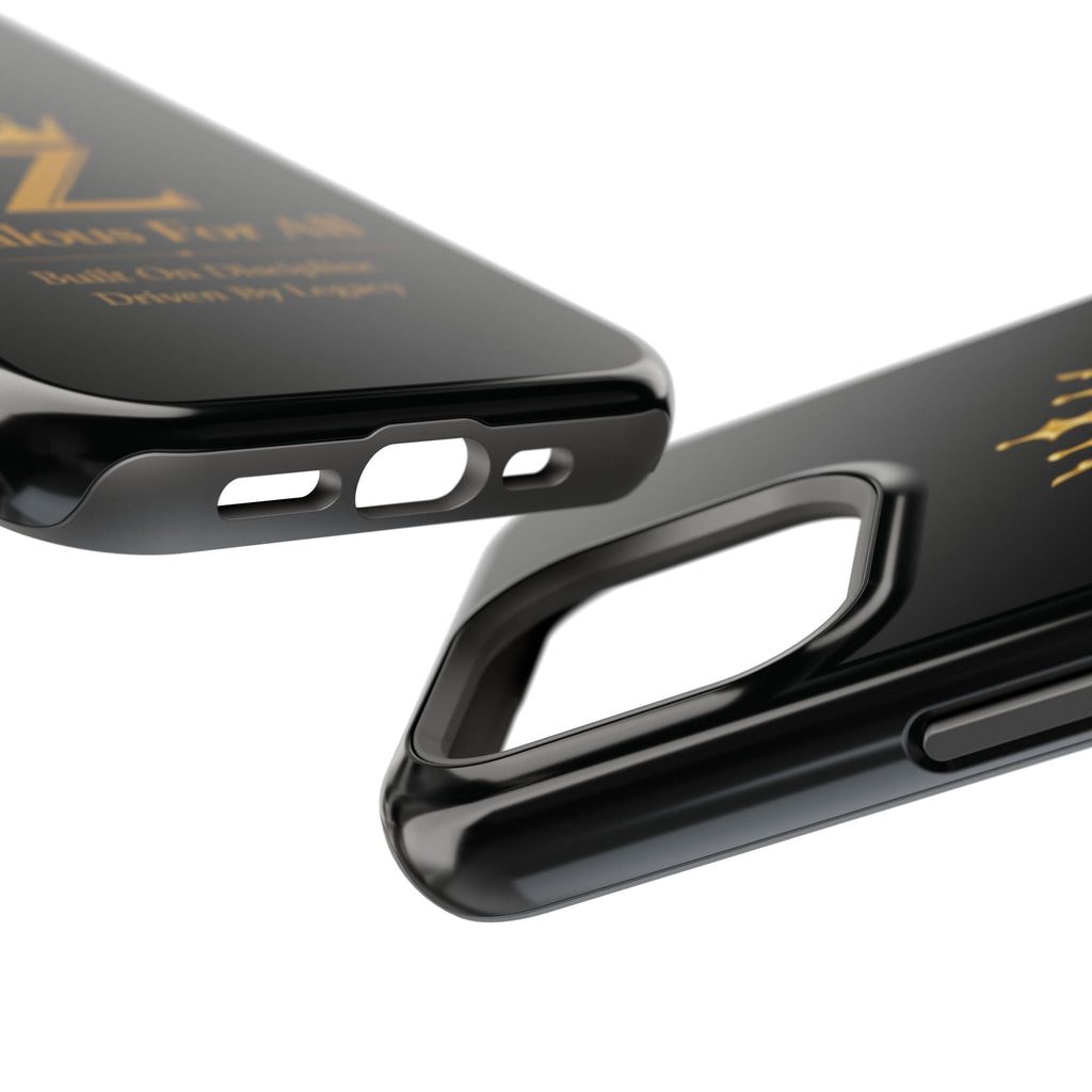 Phone Case — "Zealous For All" Gold Crown Impact-Resistant Case Printify