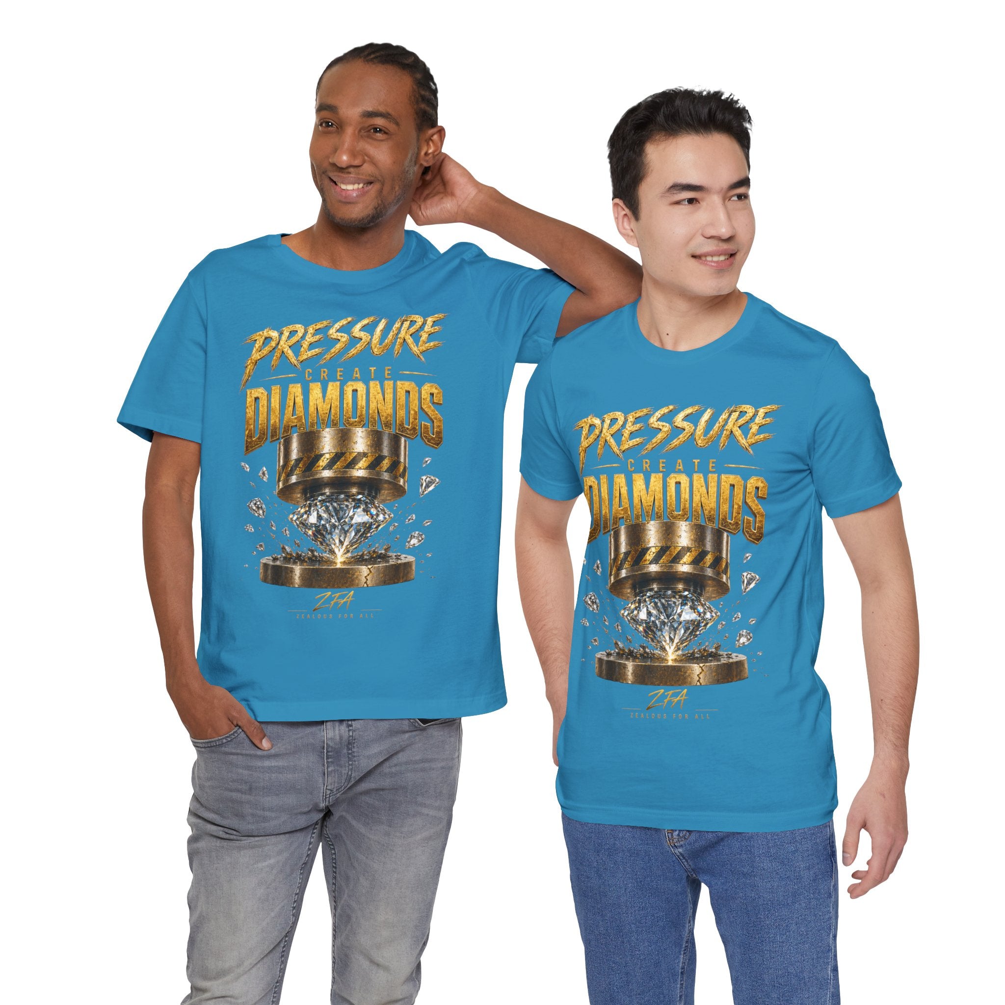 Pressure Create Diamonds T-Shirt — Motivational Graphic Tee