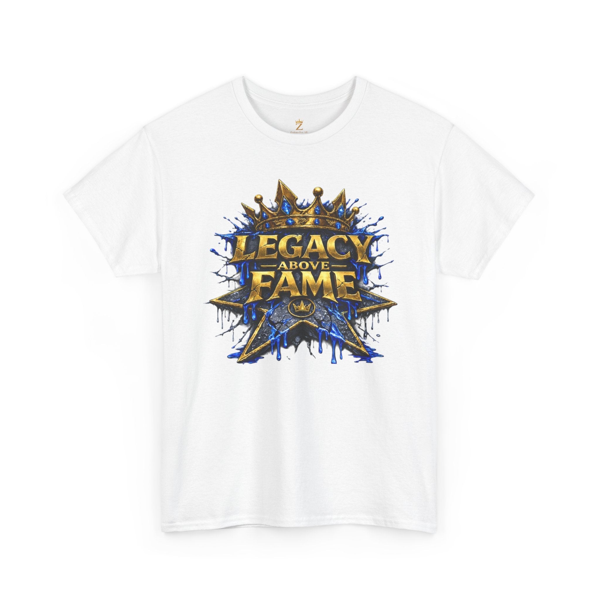 Adult Legacy Above Fame Graphic T-Shirt (Blue Drip)