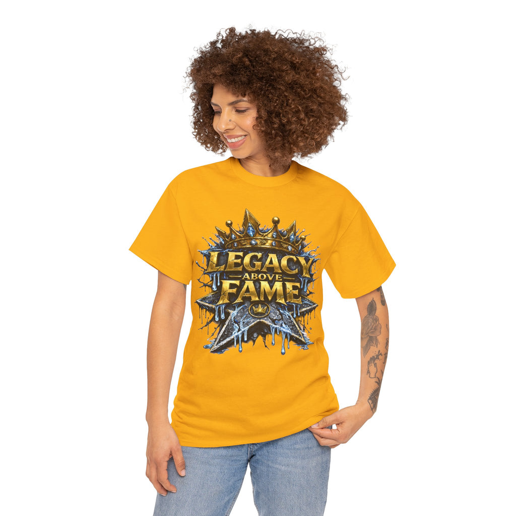 Adult Legacy Above Fame Graphic T-Shirt (Icy Blue Drip) - Zealous For All