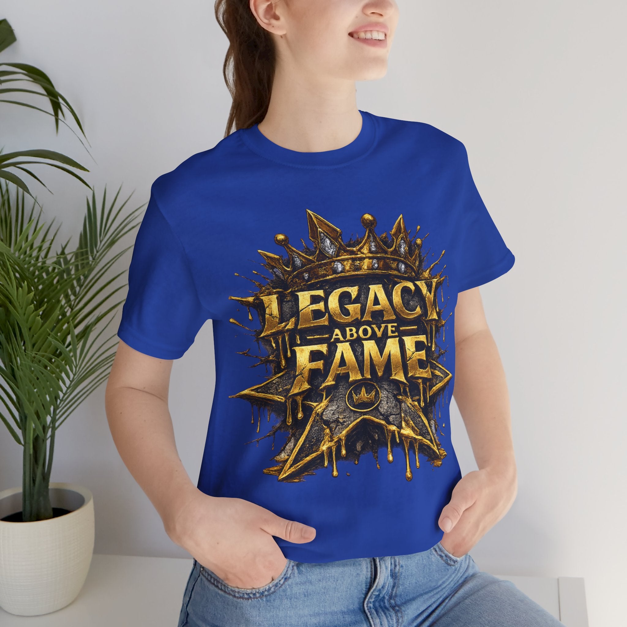 COMING SOON... Legacy Above Fame Graphic Tee (Gold Crown) Printify