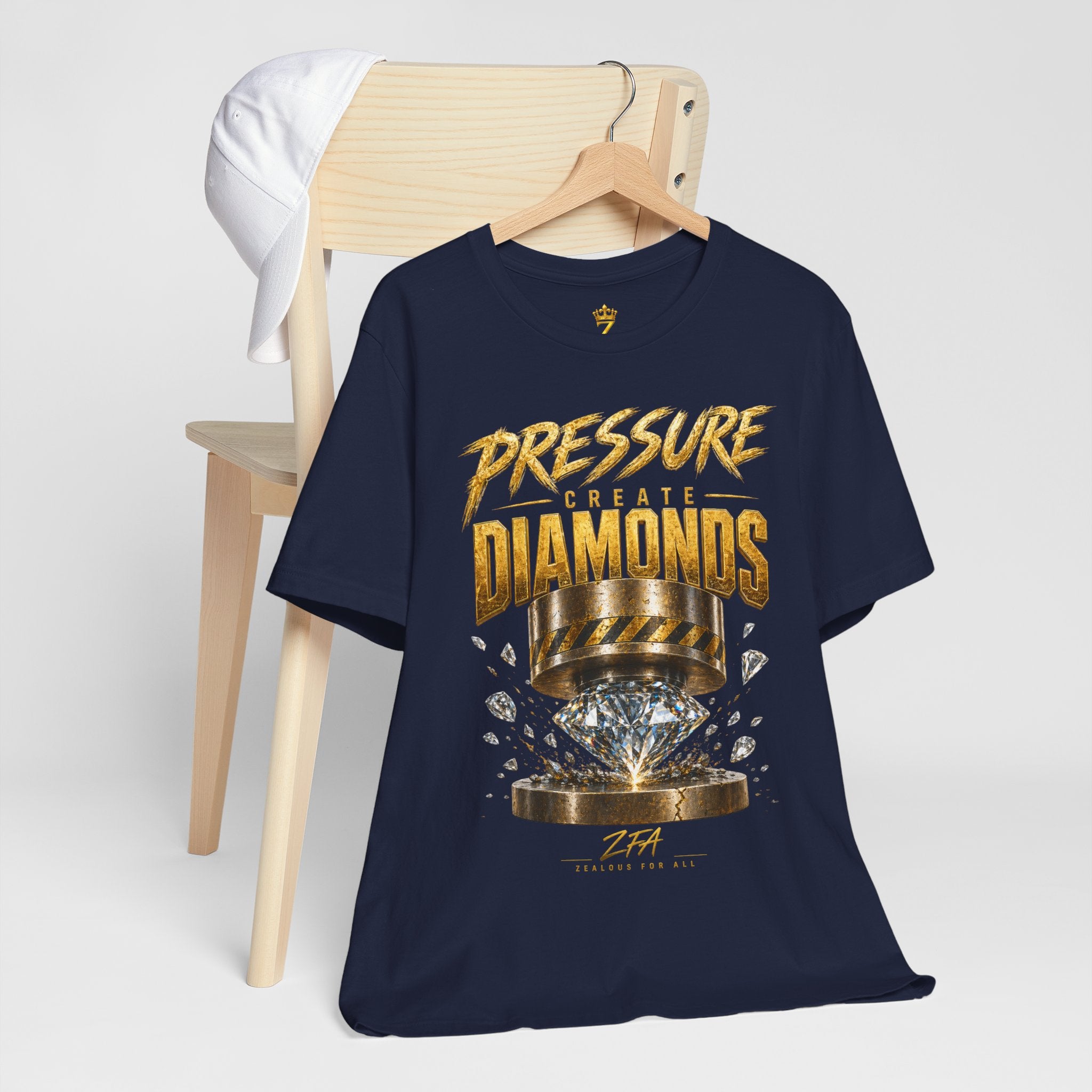 Pressure Create Diamonds T-Shirt — Motivational Graphic Tee